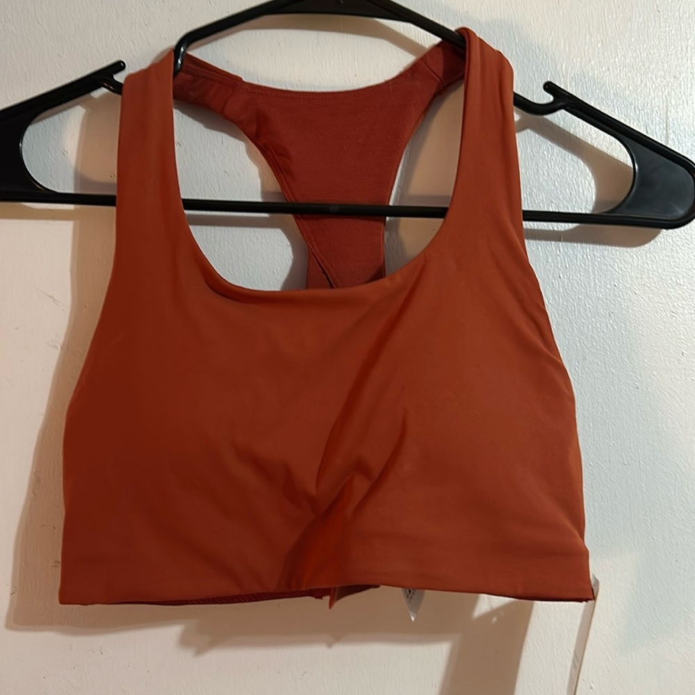 Lululemon invigorate bra high support size 2 Aztec Brick